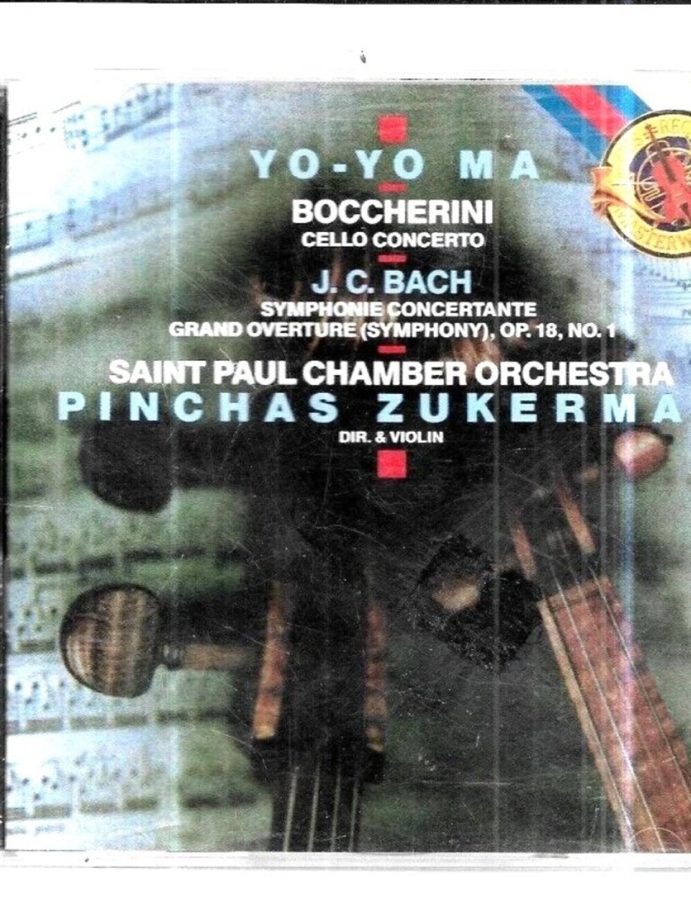 Yo Yo Ma Boccherini Cello Concerto J C Bach Symphony Concertante Vox CD like new